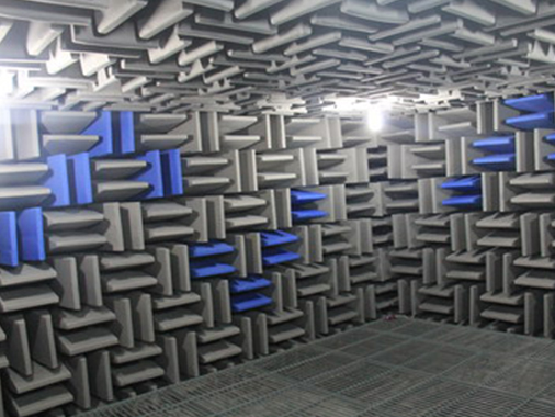 Wedge anechoic chamber